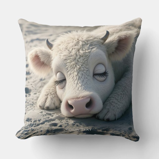 Fantasy Cute  Baby Cow Sleeping Cushion (Front)