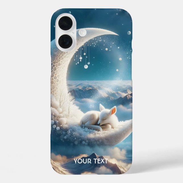 Fantasy Cute Baby Deer Moon Case-Mate iPhone Case (Back)