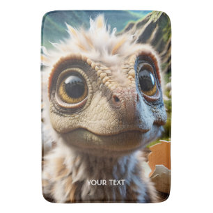 Fantasy Cute Baby Dino Jungle Bath Mat