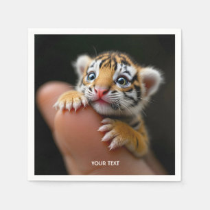 Fantasy Cute Baby Tiger Finger Napkin