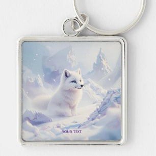 Fantasy Cute Big Elephant Savanna Key Ring