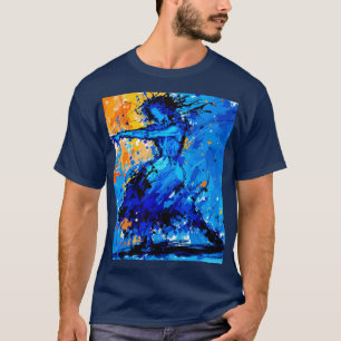 Fantasy Cute Blue Orange Dancer T-Shirt