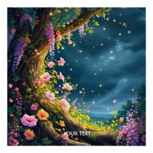 Fantasy Cute Bright Happy Nature Poster