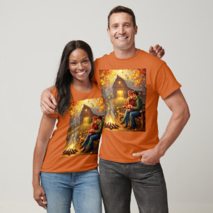 Fantasy Cute Campfire Date Country T-Shirt