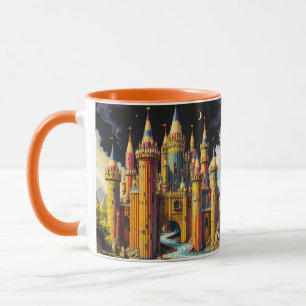Fantasy Cute Castle From Pencils Mug