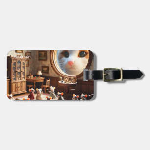 Fantasy Cute Cat Eye Mouses Luggage Tag