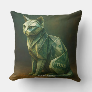 Fantasy Cute Cat Money Origami Cushion