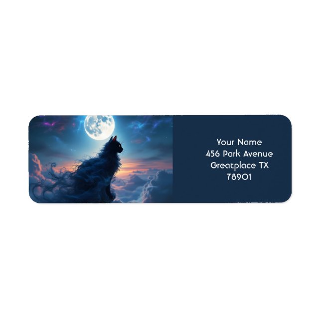 Fantasy Cute Cat Moon Clouds (Front)