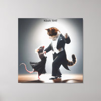 Fantasy Cute Cat Mouse Tango