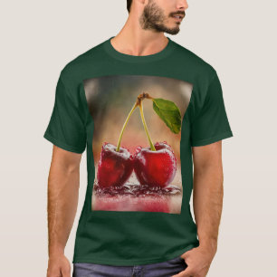 Fantasy Cute Cherries Drops Water T-Shirt