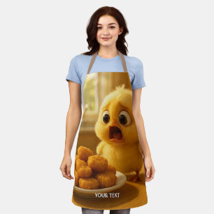 Fantasy Cute Chicken Nuggets Baby Apron
