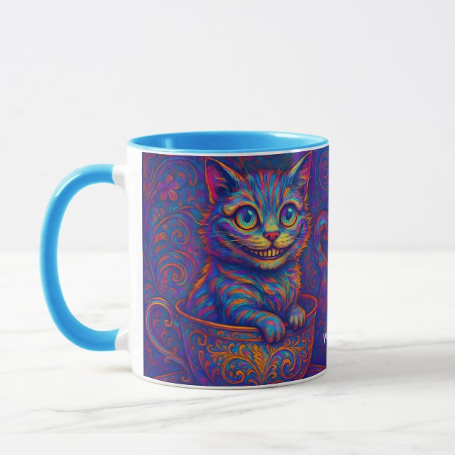 Fantasy Cute Cup Smiling Cat (Left)