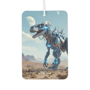 Fantasy Cute Cyborg Dinosaur Desert Car Air Freshener