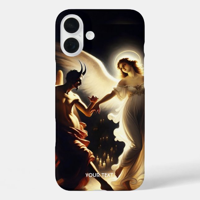 Fantasy Cute Demon Angel Dancing Case-Mate iPhone Case (Back)
