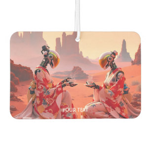 Fantasy Cute Desert Mars Tea Car Air Freshener
