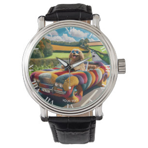 Fantasy Cute Dog Carpet Car  Watch