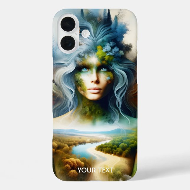 Fantasy Cute Double Exposition Forest Case-Mate iPhone Case (Back)