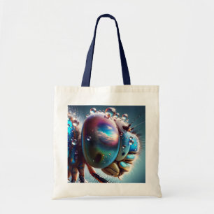 Fantasy Cute Dragonfly Macro Photo Tote Bag
