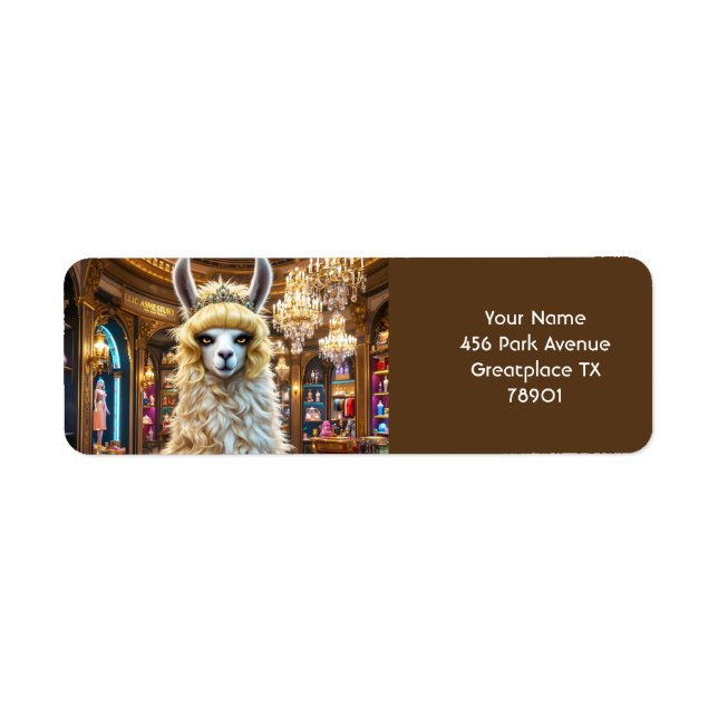 Fantasy Cute Drama Llama Queen (Front)