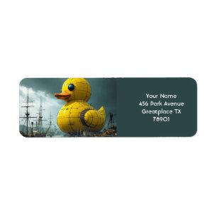 Fantasy Cute Duck War Ship