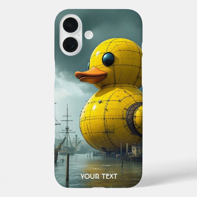 Fantasy Cute Duck War Ship Case-Mate iPhone Case (Back)