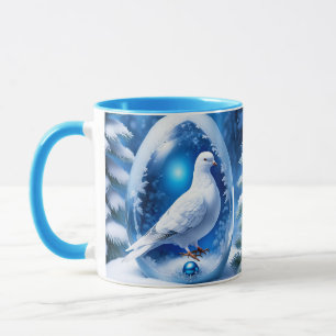 Fantasy Cute Egg Pearl Pigeon Mug
