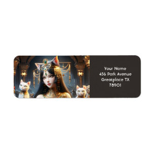 Fantasy Cute Egypt Cat Goddess
