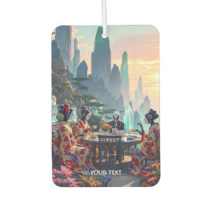 Fantasy Cute Exotic Planet Tea Car Air Freshener