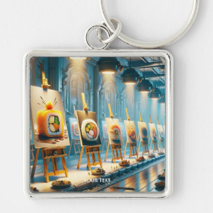 Fantasy Cute Fantasy Sushi Art Key Ring
