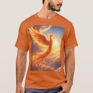 Fantasy Cute Flaming Phoenix Rises T-Shirt
