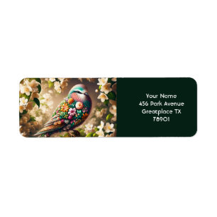 Fantasy Cute Floral Bird Jasmine