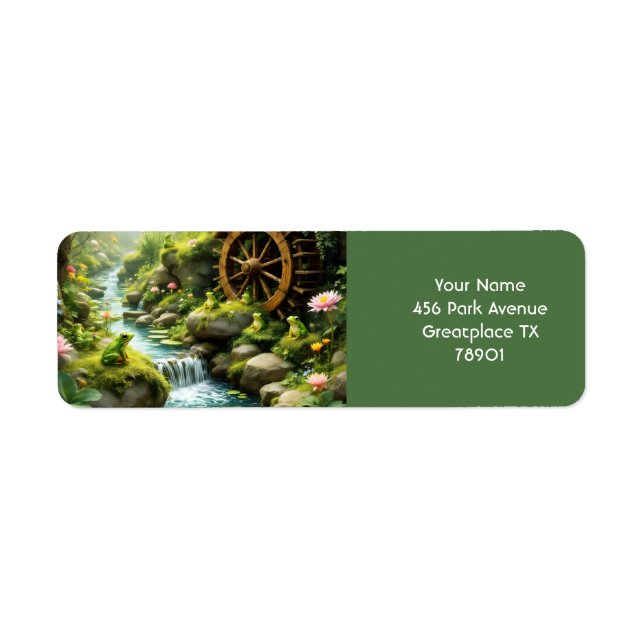 Fantasy Cute Frog River Forest  (Front)