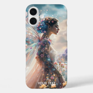 Fantasy Cute Girl Garden Flowers iPhone 16 Plus Case