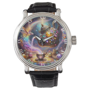 Fantasy Cute Glass Tea Kettle Watch