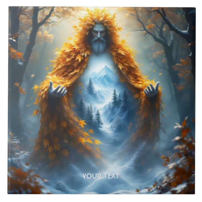 Fantasy Cute God Of Autumn Tile (Front)