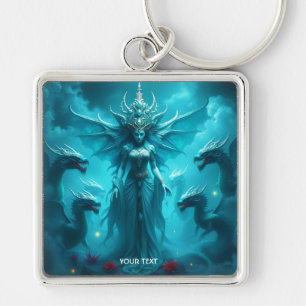 Fantasy Cute Goddess Of The Sea Key Ring