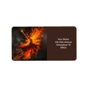 Fantasy Cute Grand Flames Flamenco Label