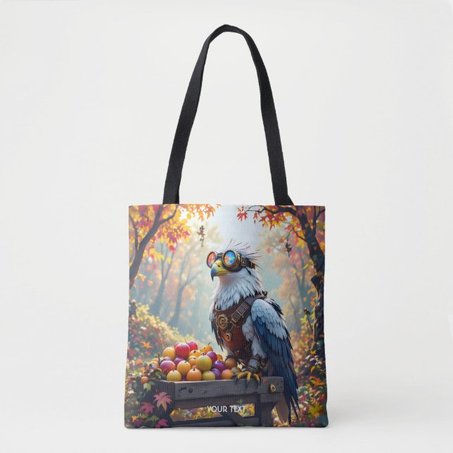Fantasy Cute Griffin Farmstand Tree Tote Bag (Front)