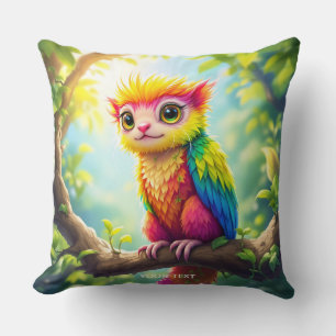 Fantasy Cute Half Ferret Hybrid Cushion