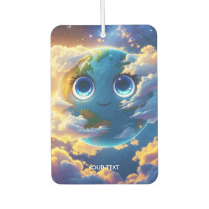 Fantasy Cute Happy Earth Space Car Air Freshener