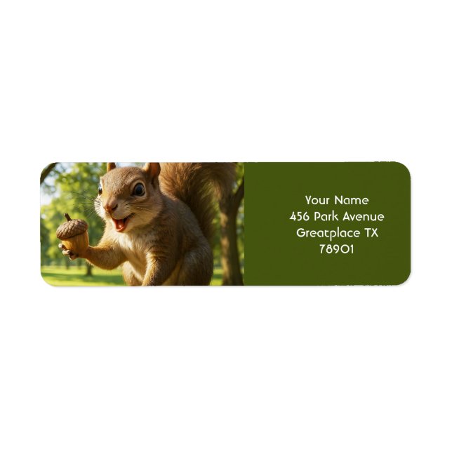 Fantasy Cute Happy Squirrel Forest (Front)