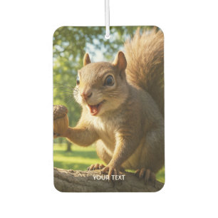 Fantasy Cute Happy Squirrel Forest Car Air Freshener