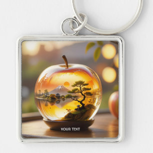 Fantasy Cute Japanese Apple View Key Ring