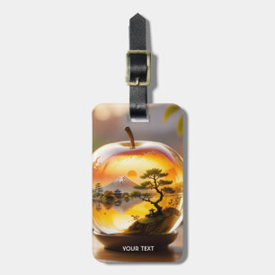 Fantasy Cute Japanese Apple View Luggage Tag