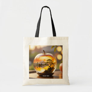 Fantasy Cute Japanese Apple View Tote Bag