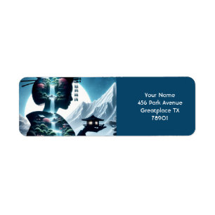 Fantasy Cute Japanese Girl Landscape