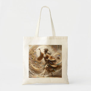 Fantasy Cute Japanese Girl Painting Tote Bag