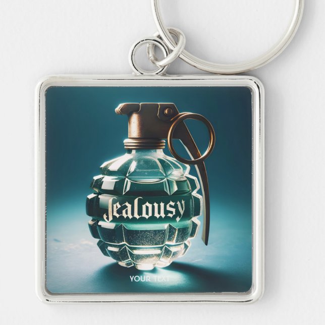 Fantasy Cute Jealousy Bottle Potion Key Ring (Front)