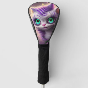 Fantasy Cute Kawaii baby Cheshire cat kitten  Golf Head Cover