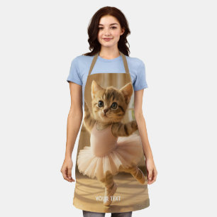 Fantasy Cute Kitten Small Ballerina Apron